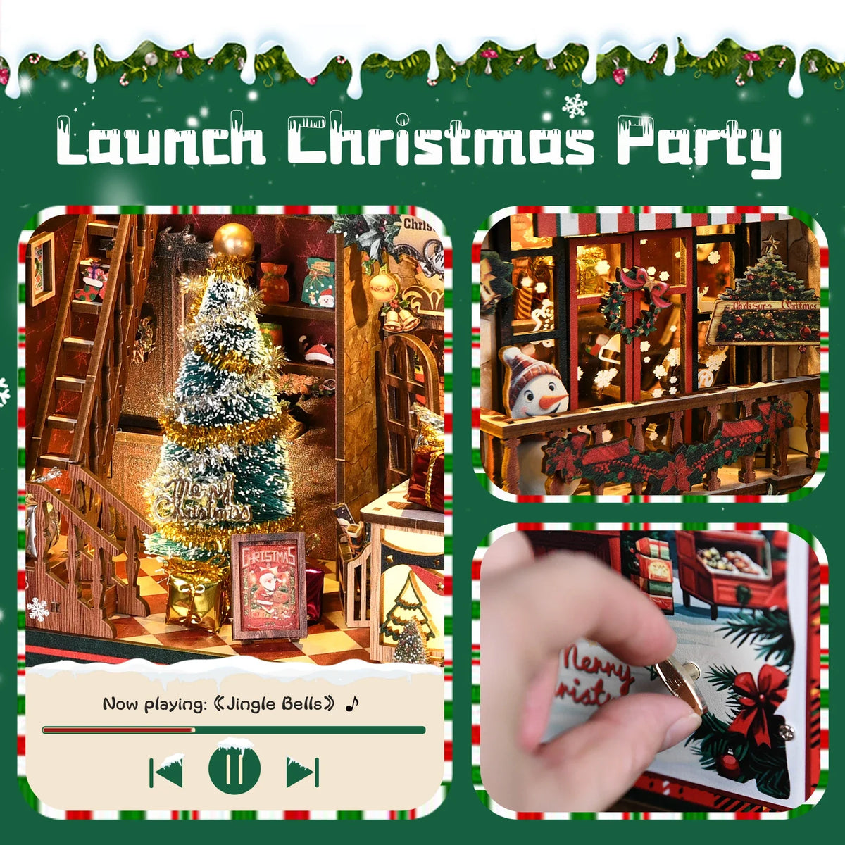 Christmas Shop Music Box