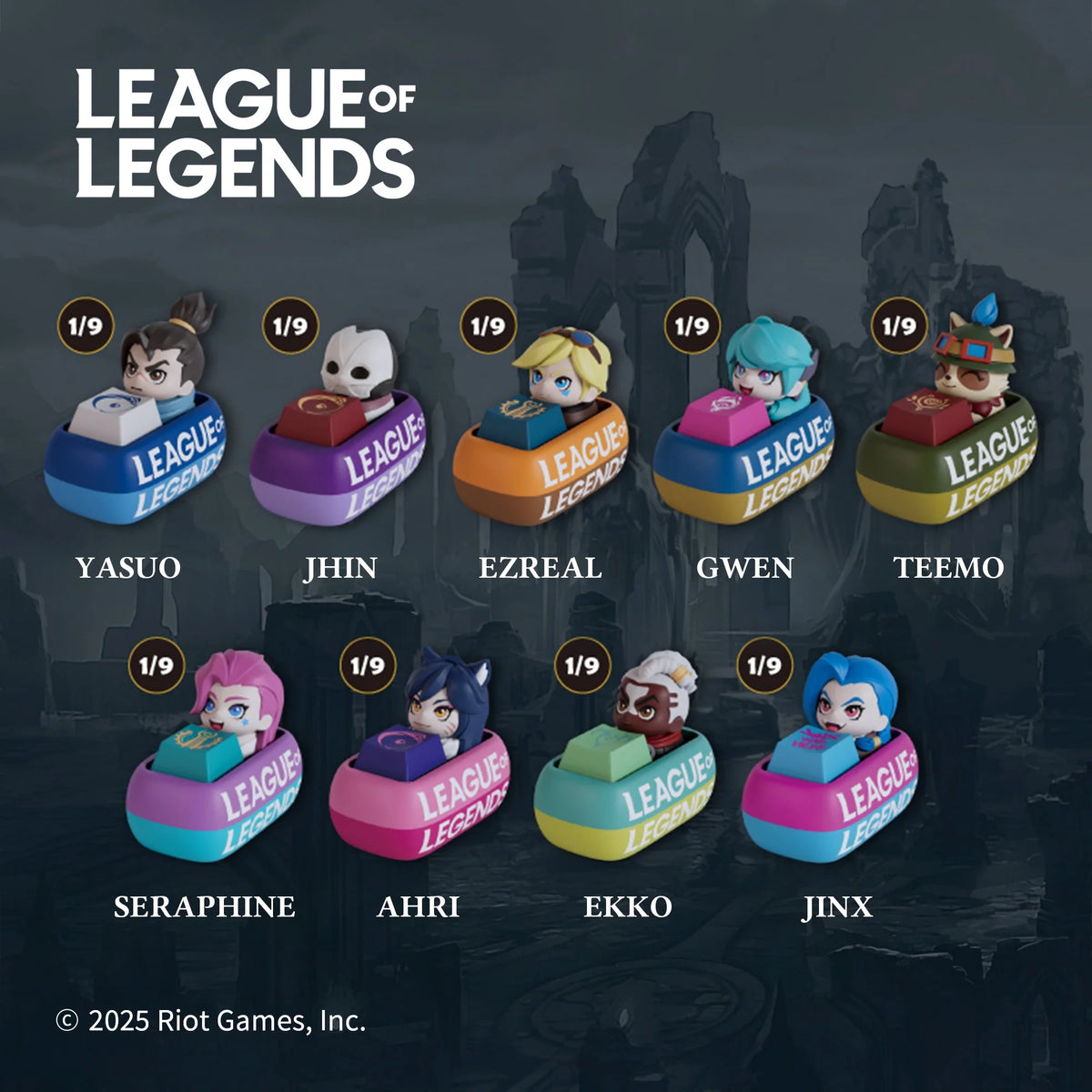 League of Legends character figurines