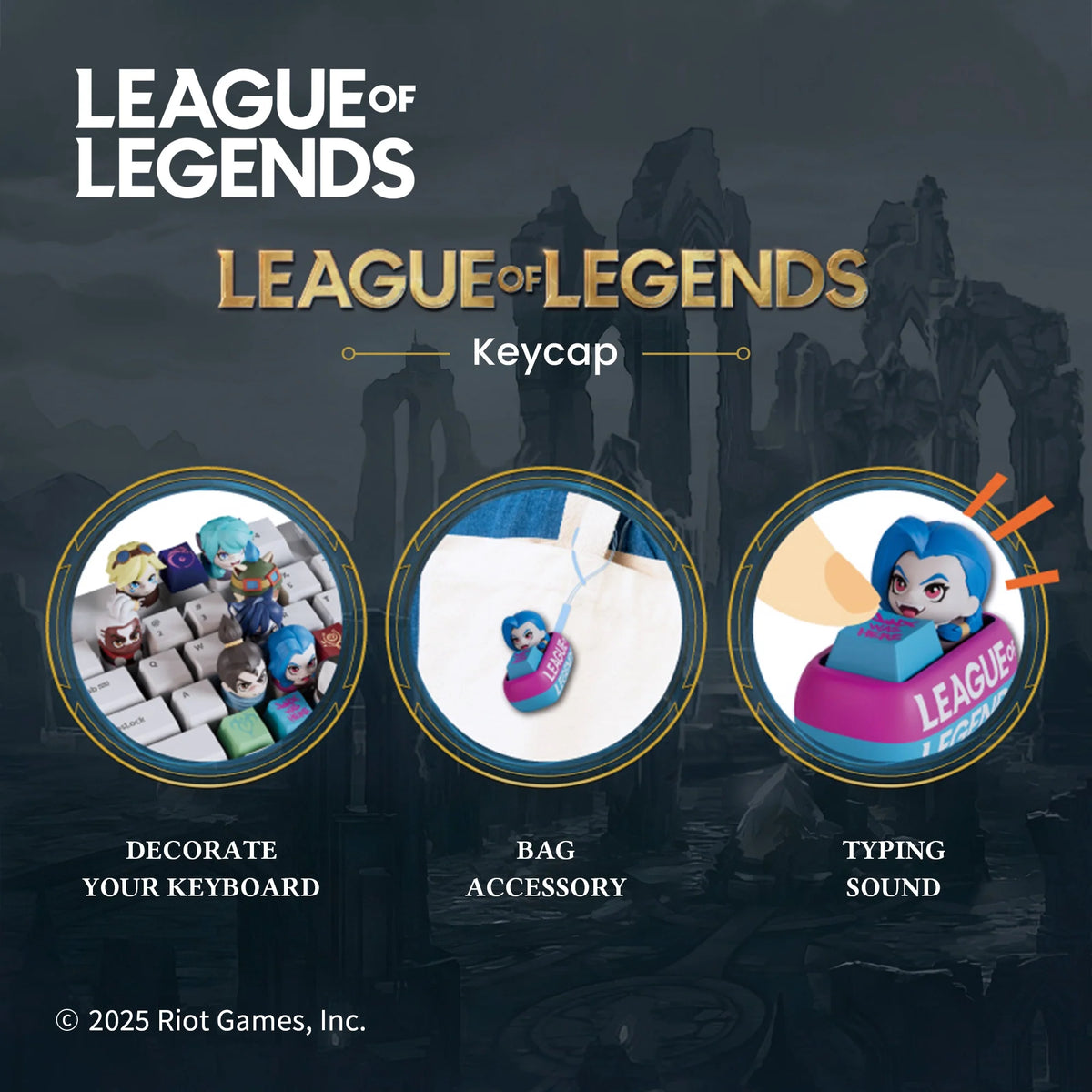 League of Legends keycap graphic