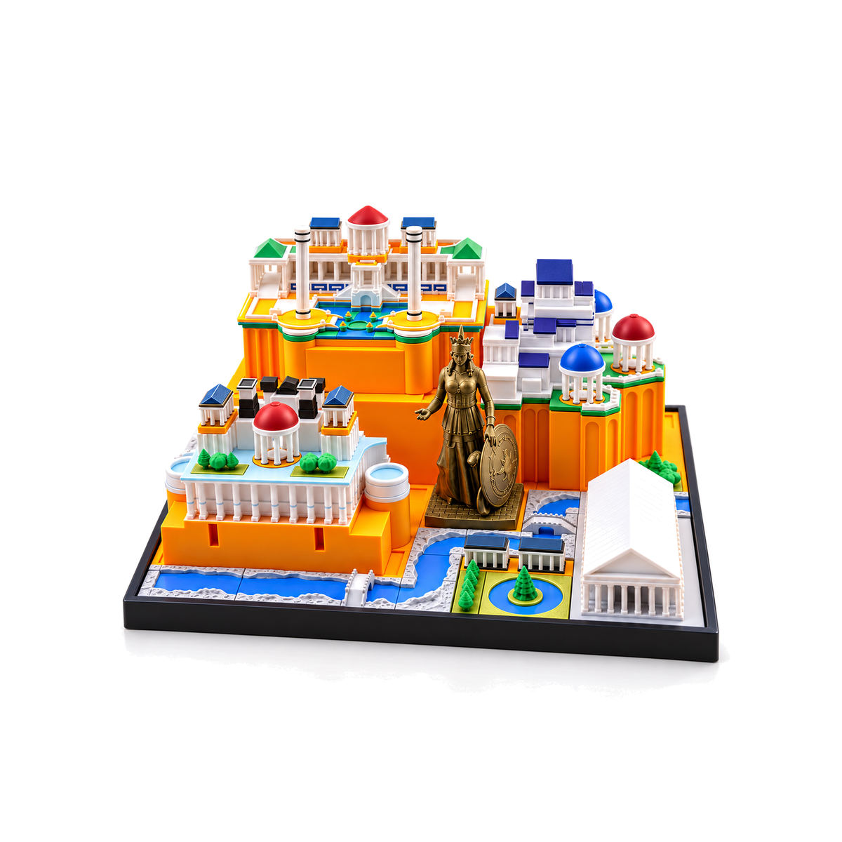 Greek Aegean Miniature City Model