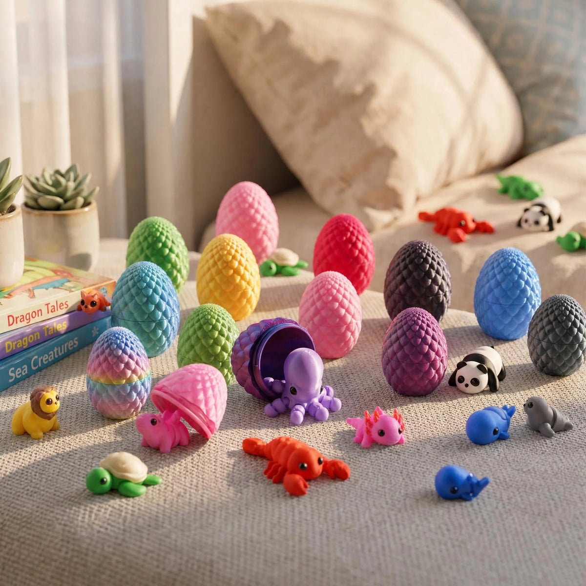 3D Printed Surprise Eggs(12Pcs)