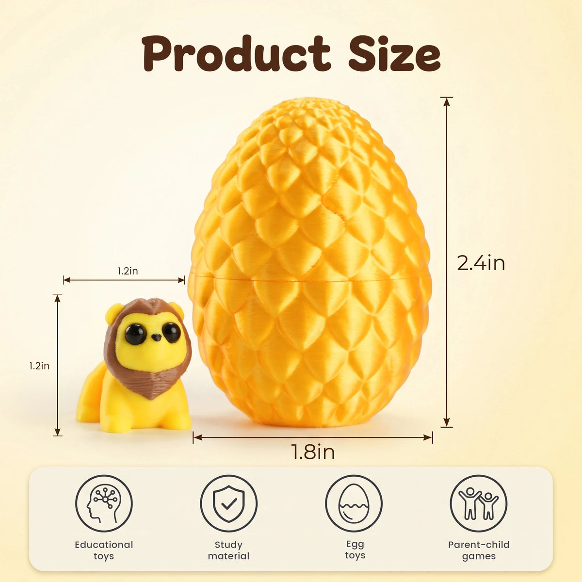 3D Printed Surprise Eggs(12Pcs)