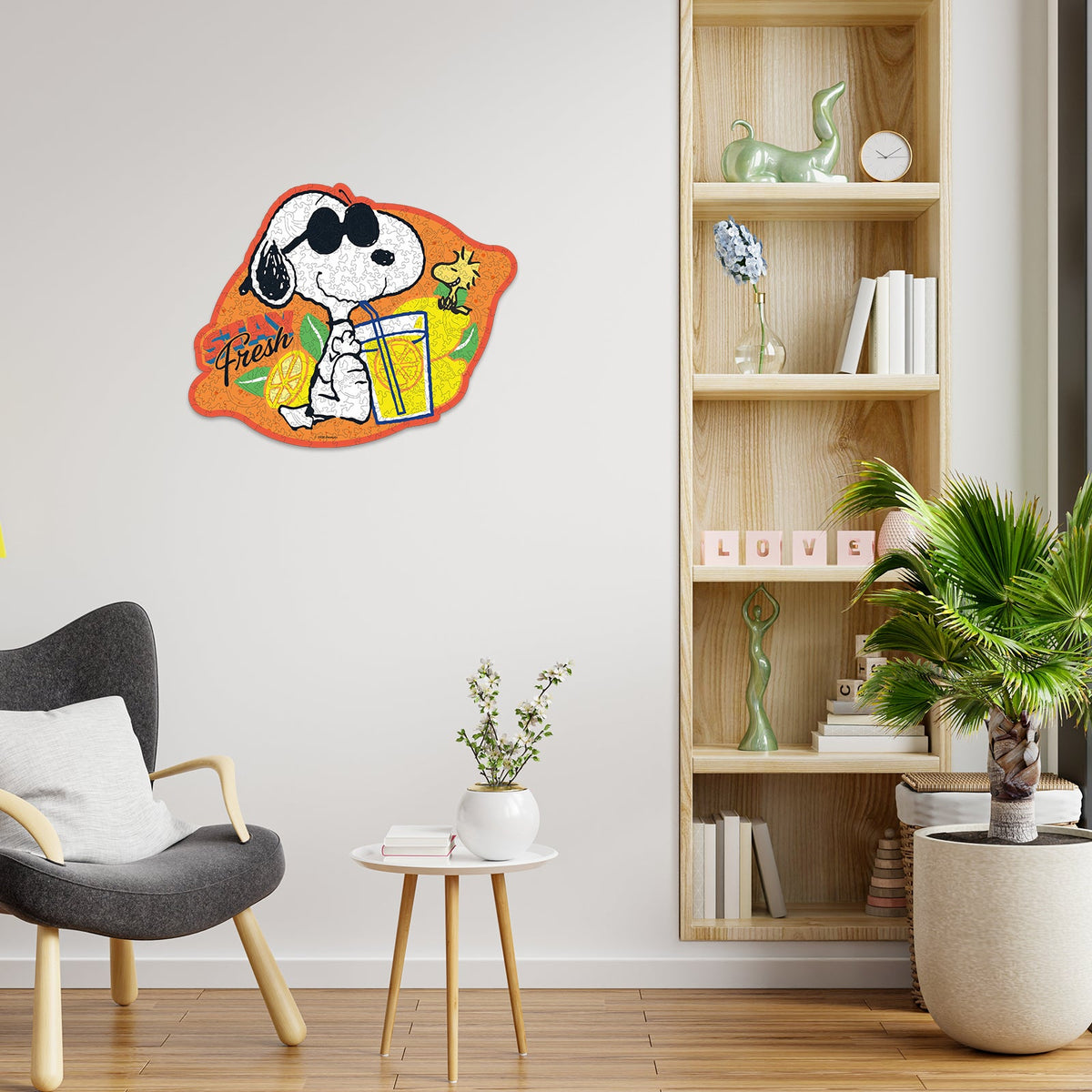 Puzzle en bois Snoopy limonade