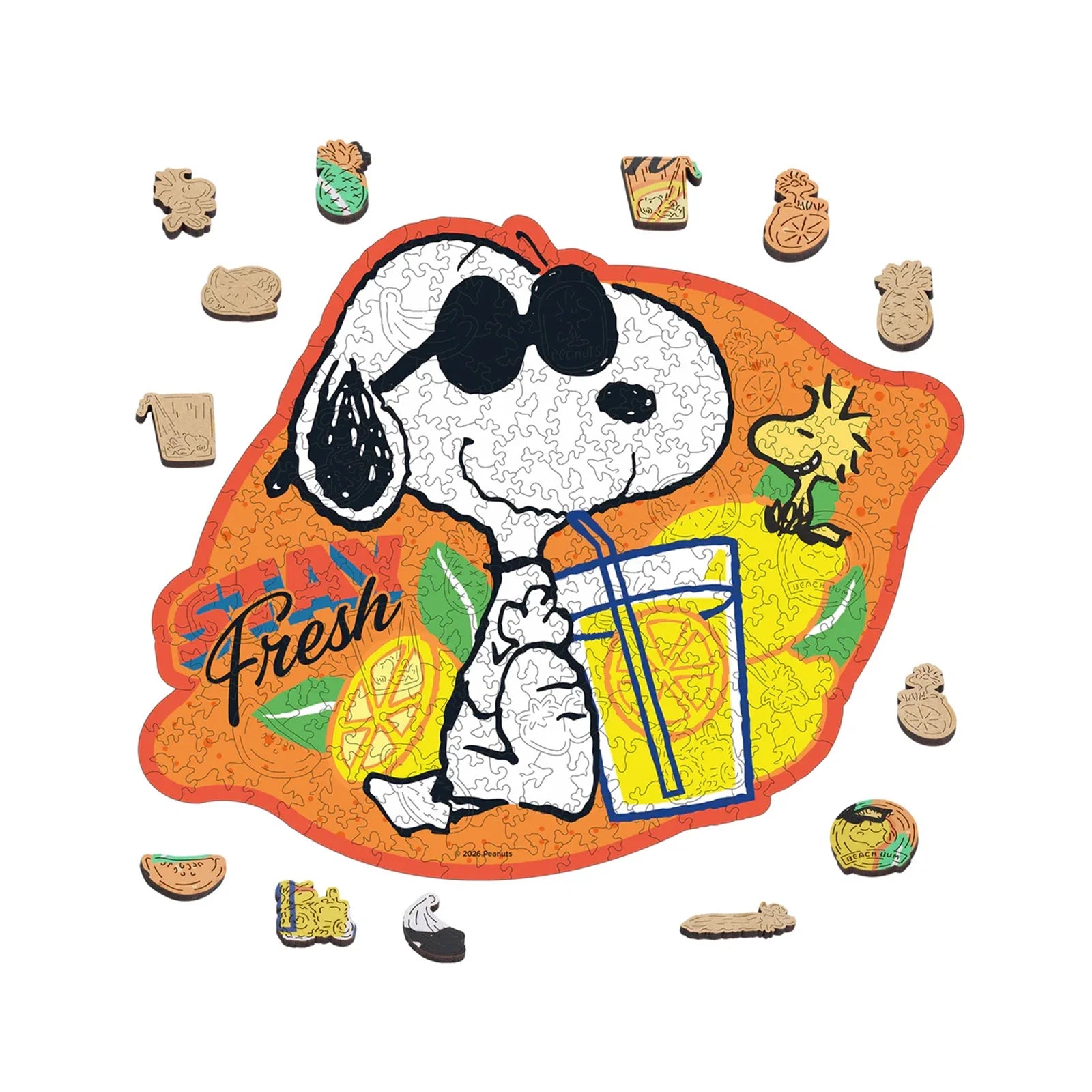 Snoopy Lemonade Wooden Puzzle main artwork