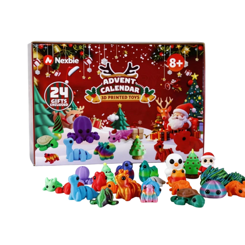 Loomadega advendikalender 3D-prinditud (24 tk)