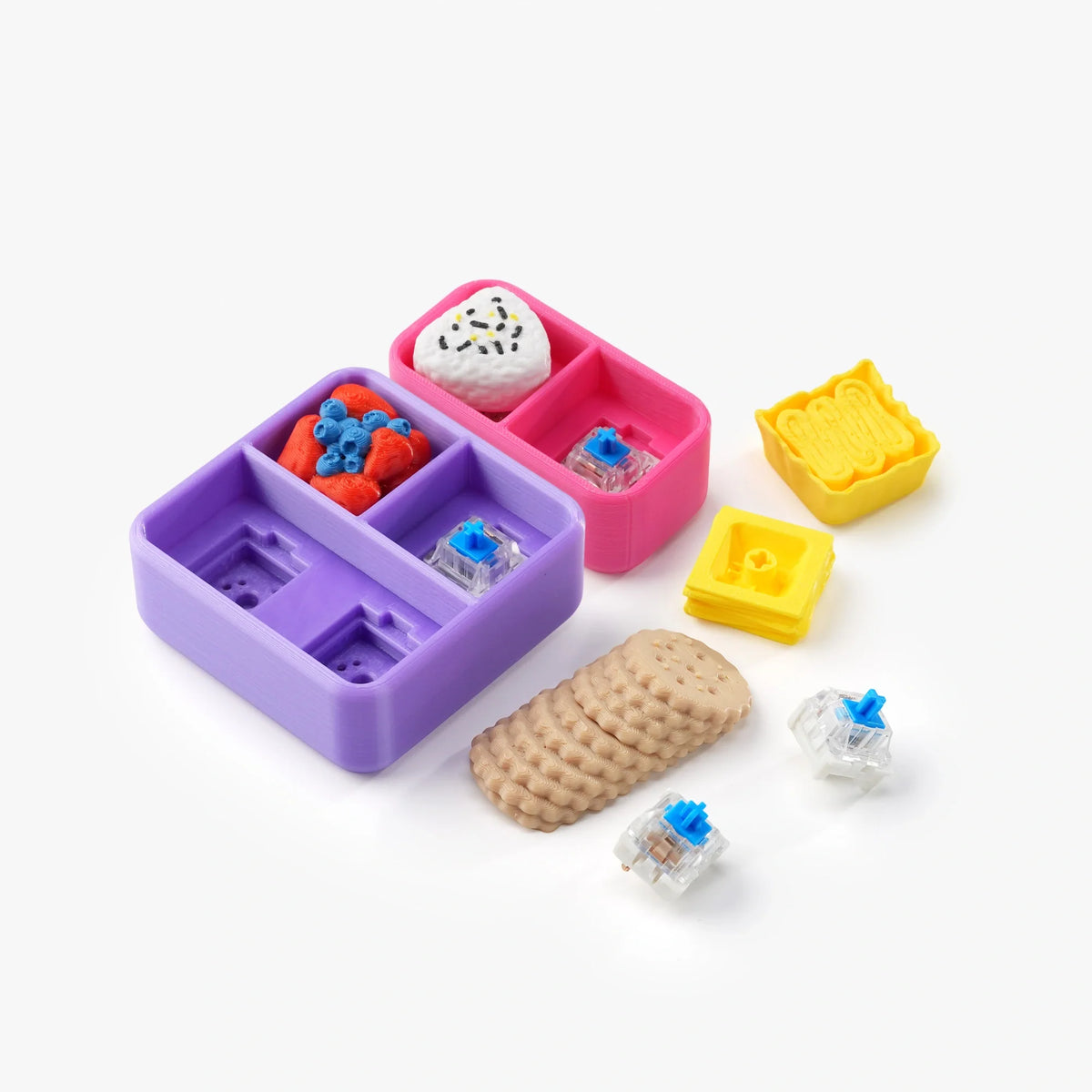 3D Printed Bento Box  Clicker Fidget