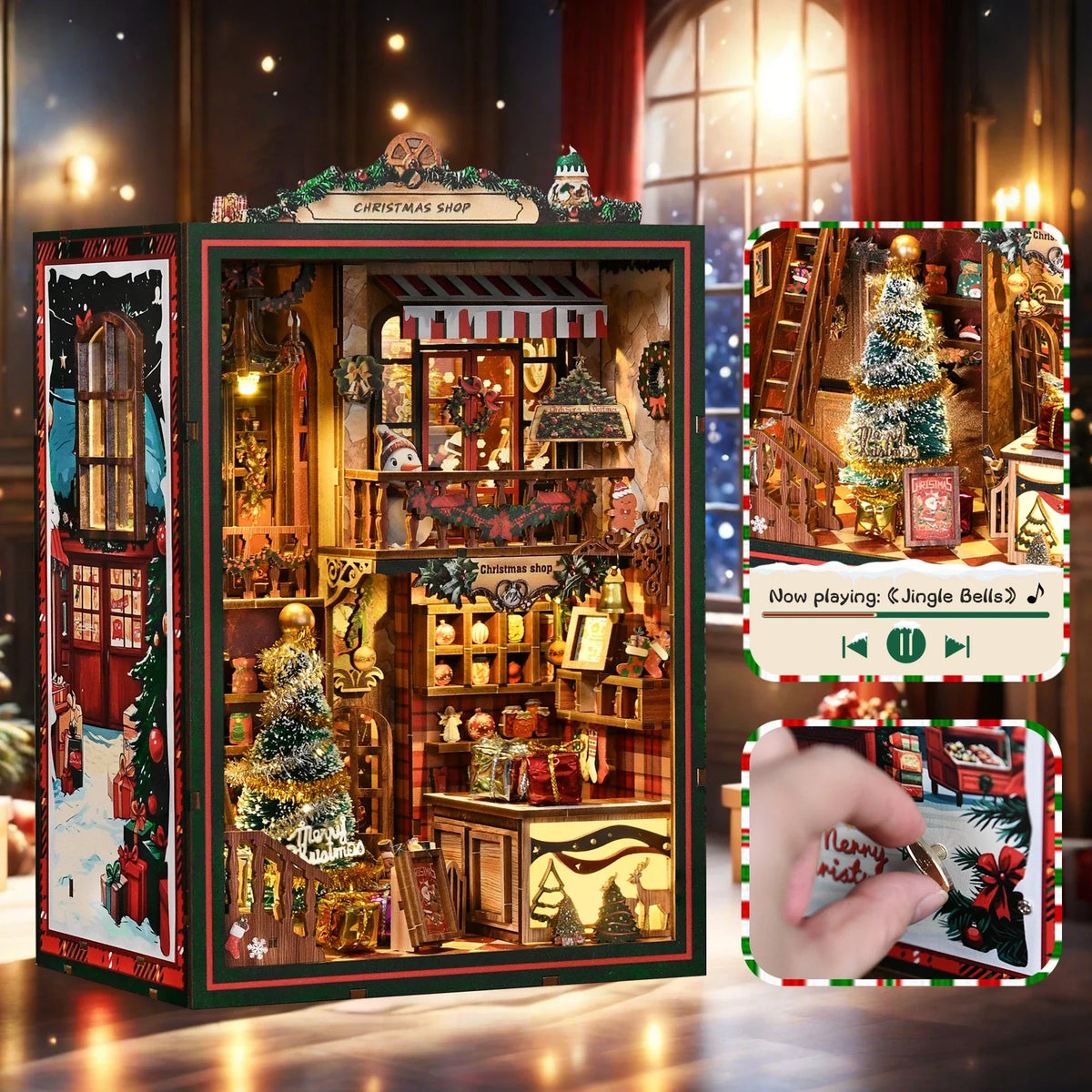 Christmas Shop Music Box