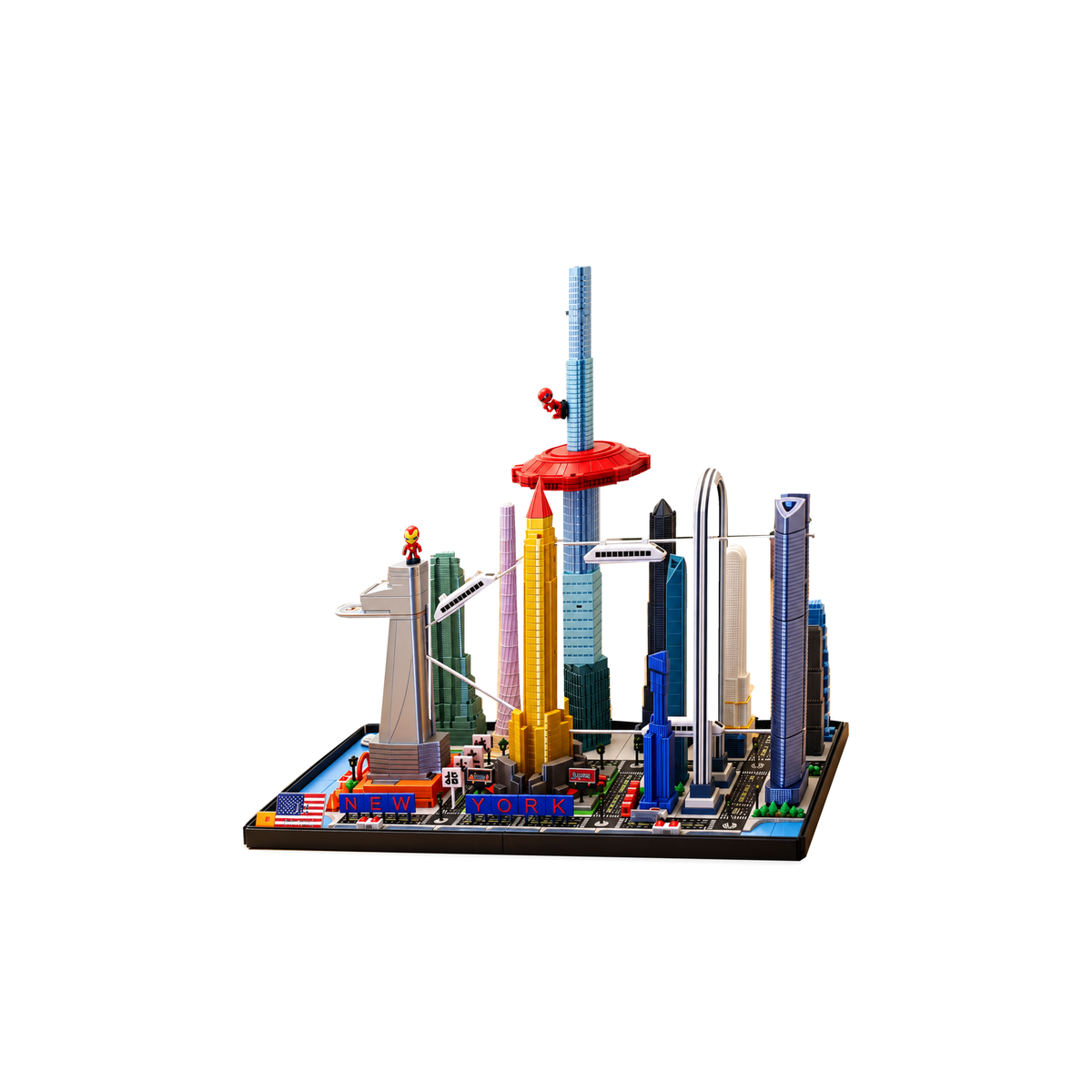 Future New York Miniature City Model