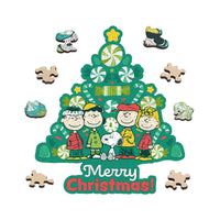 Puzle de Madera de Navidad de Snoopy – Diversión Festiva y un Recuerdo para Fans de Peanuts