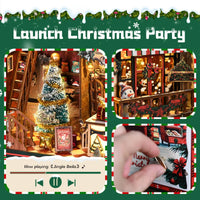 Christmas Shop Music Box jingle bells feature