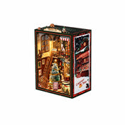 Christmas Shop Music Box 3D wooden puzzle three-quarter view