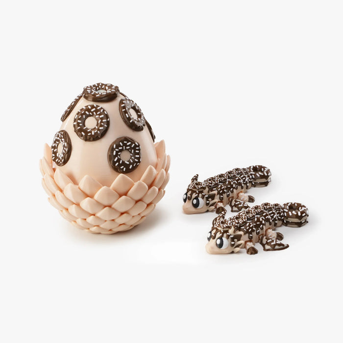 Donut 3D Printed Dragon Egg