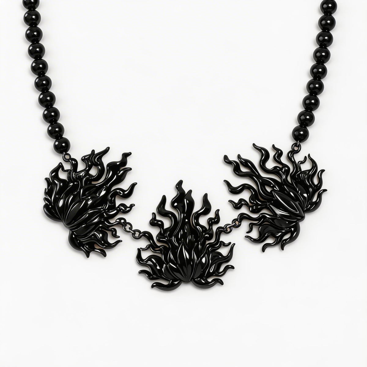 Black Flame Jewelry Set