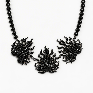 Black Flame Jewelry Set