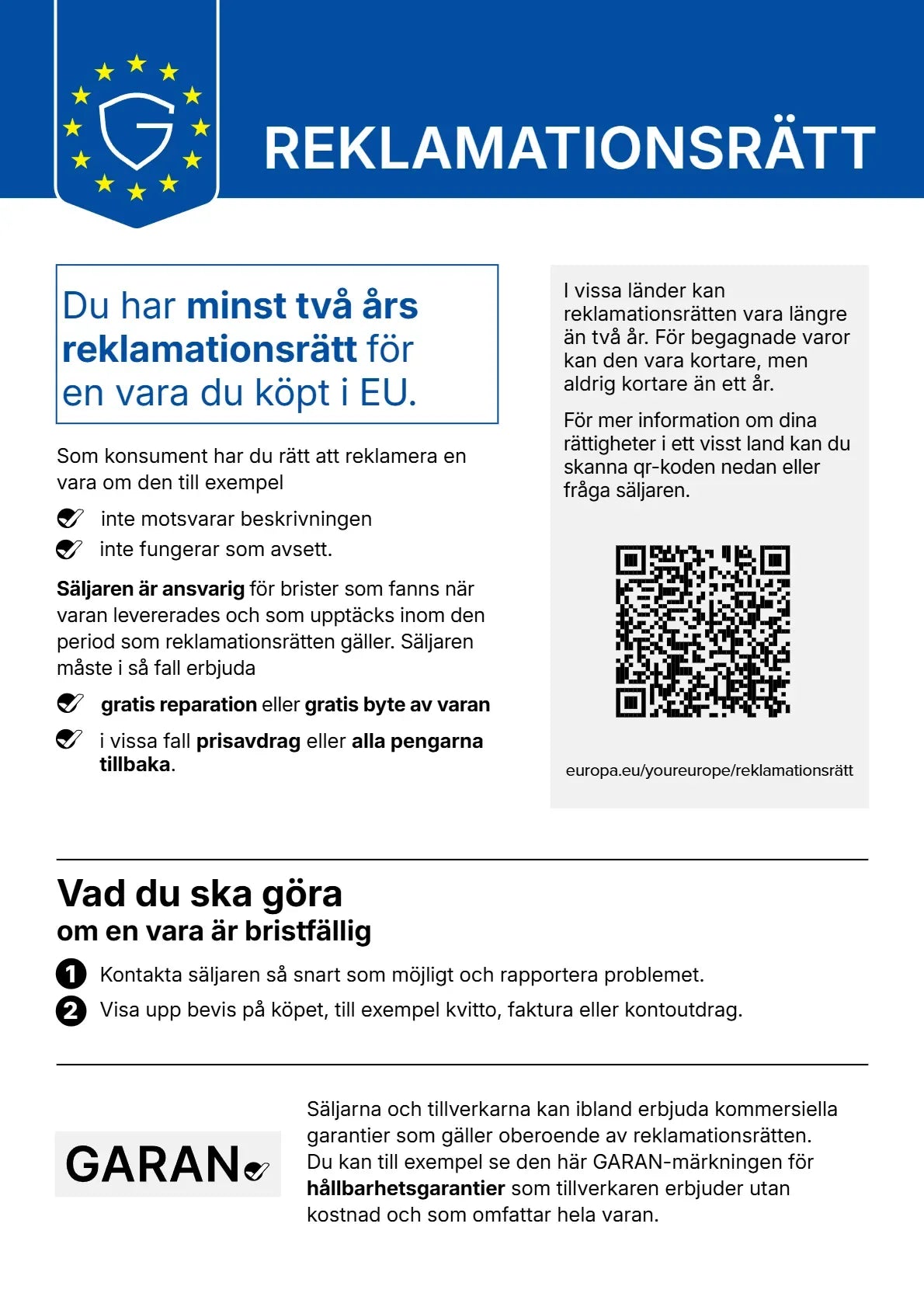 Din reklamationsrätt