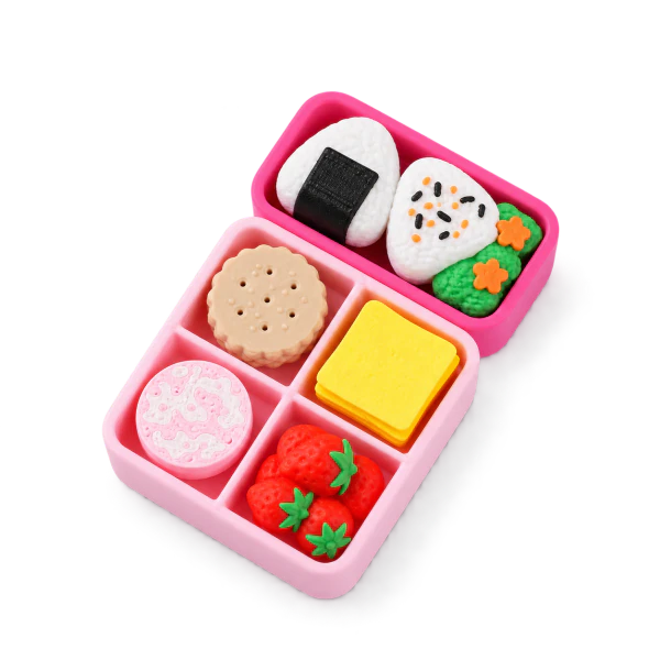 3D Printed Pink Bento  Clicker Fidget