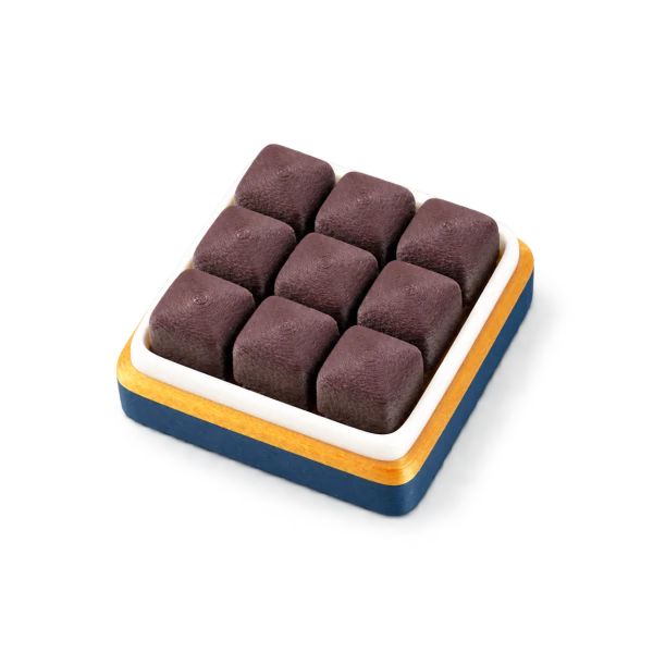 3D Printed Chocolate Block  Clicker Fidget