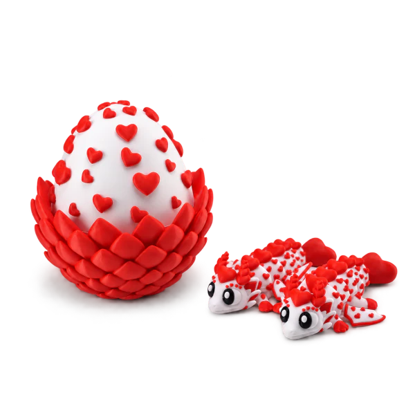Articulated Heart-shaped Dragon Egg