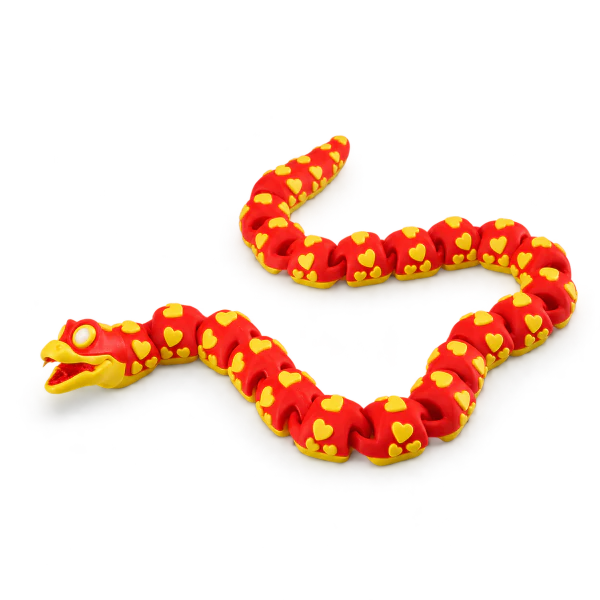 3D Printed Love Snake Fridge Magnet