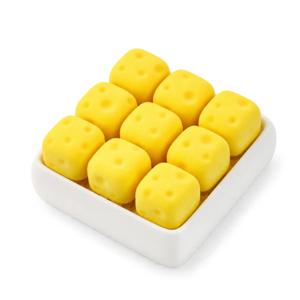 3D Printed Cheese Cube Fidget Toy