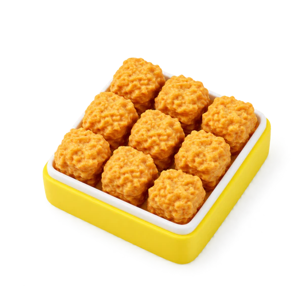 3D Printed Popcorn Chicken Clicker Fidget