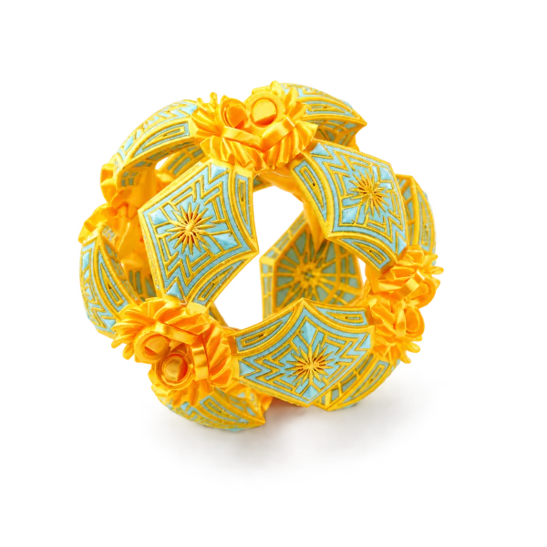 3D Printed Punk Geometry Fidget Ball