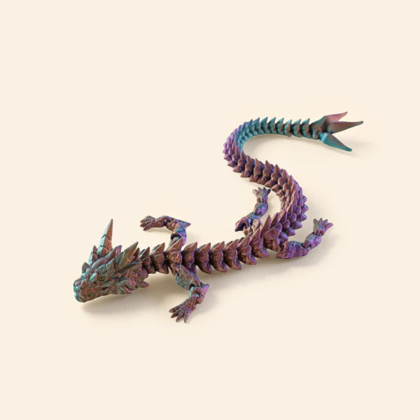 Colorful 3D Printed Articulated Dragon