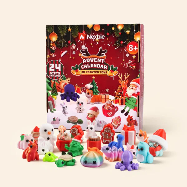 Animal Advent Calendar 3D Printed (24PCS)
